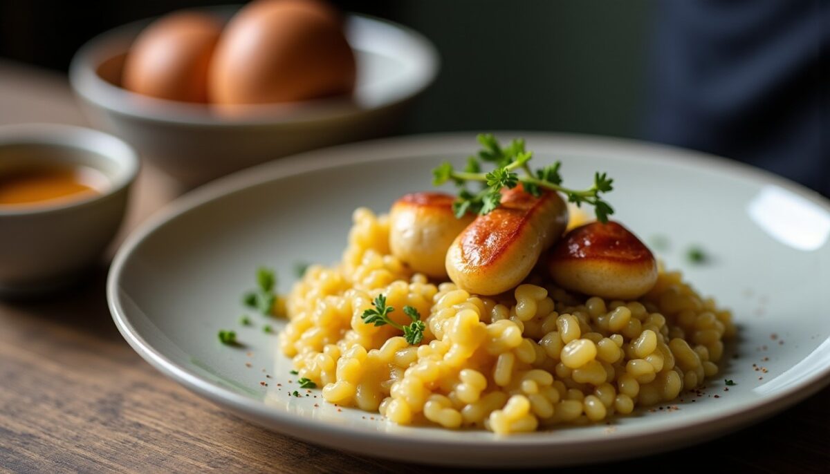 Risotto aux Saint-Jacques : une recette simple pour un plat gourmand et raffiné Risotto aux Saint-Jacques : une recette simple pour un plat gourmand et raffiné