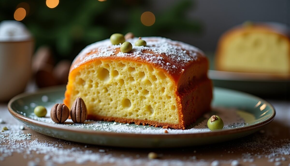 Bûche de Noël à la pistache : la recette express sans cuisson pour un dessert irrésistible Bûche de Noël à la pistache : la recette express sans cuisson pour un dessert irrésistible