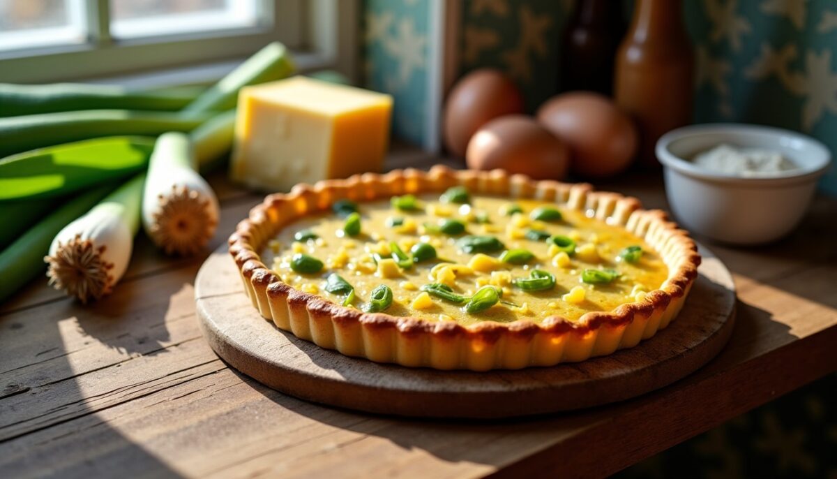 Délicieuse tarte aux poireaux : une recette simple et savoureuse à essayer chez soi