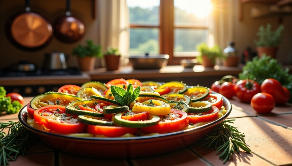 Délicieuses saveurs méditerranéennes : la recette authentique du tian de légumes à l'italienne