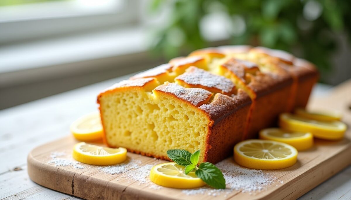 Délicieux quatre-quarts au citron : la recette facile et gourmande