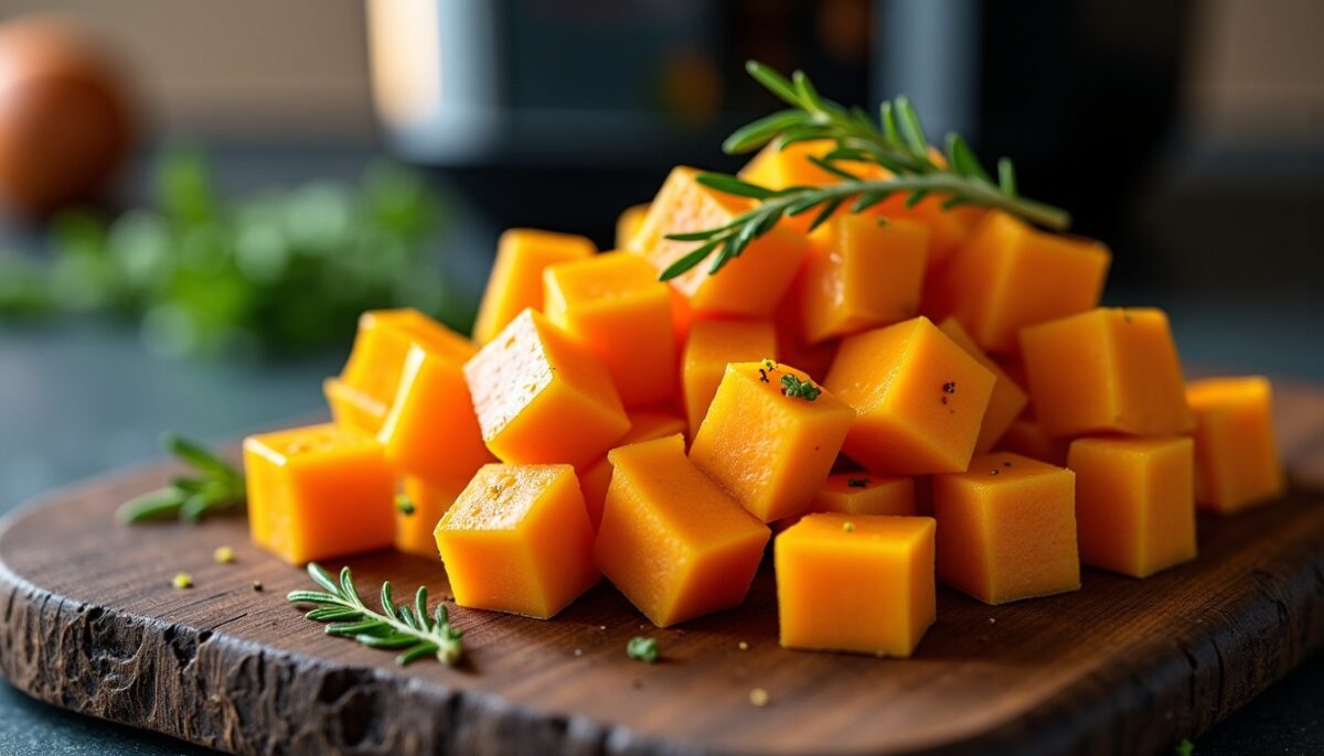 Butternut à l’airfryer : une recette express pour une chair dorée et fondante