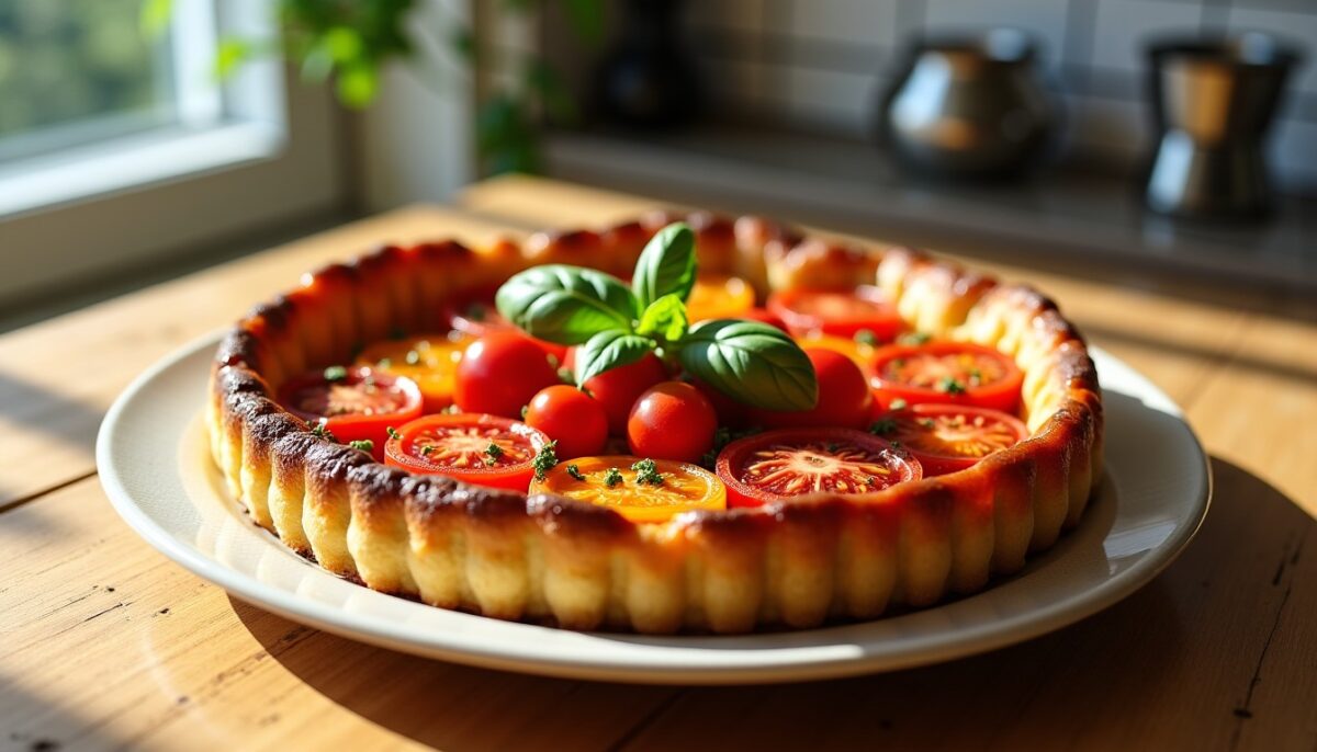 Tarte Tatin Salée aux Tomates : Une Recette Simple et Savoureuse à Maîtriser