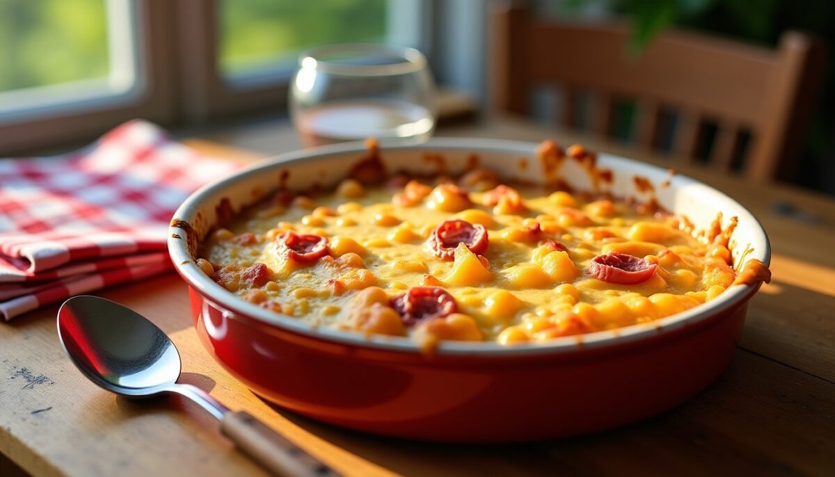 Gratin de pâtes au jambon : un voyage gourmand au cœur de l'enfance !