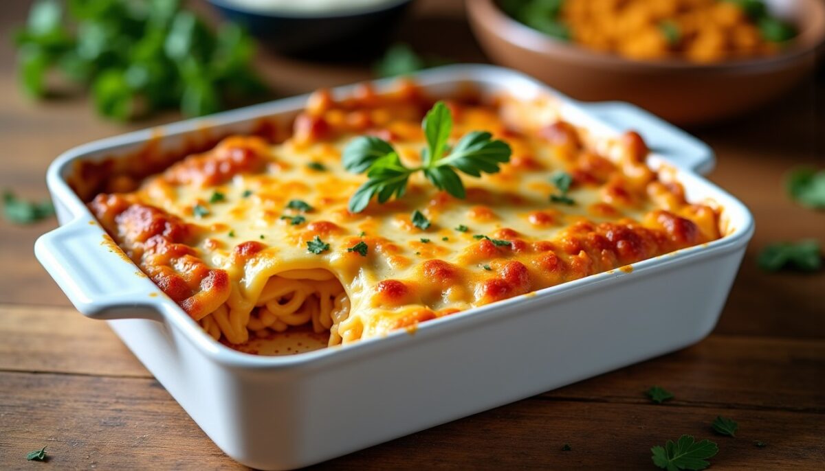 Délicieuse recette de gratin de pâtes au thon : un plat savoureux et facile à préparer