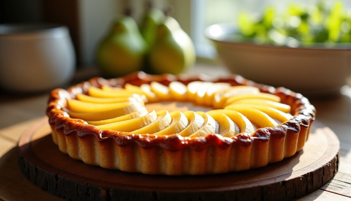 Quelle variété de poire choisir pour une tarte qui résiste parfaitement à la cuisson ?