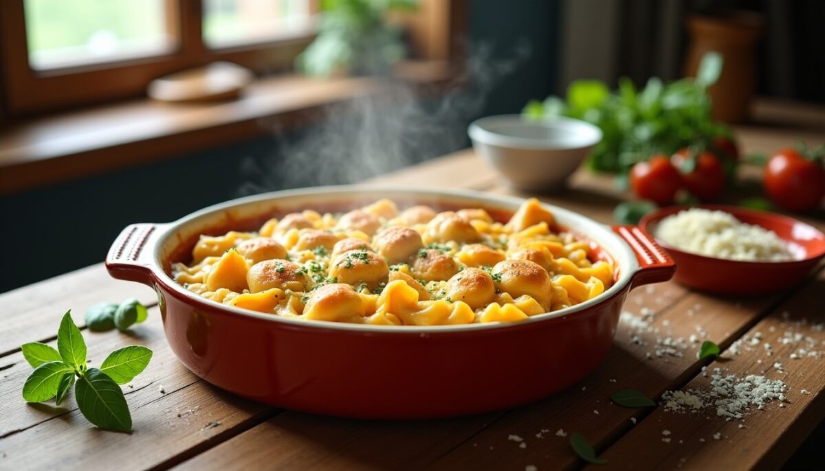 Gratin de pâtes à la béchamel : la recette irrésistible des gourmets passionnés ! Gratin de pâtes à la béchamel : la recette irrésistible des gourmets passionnés !