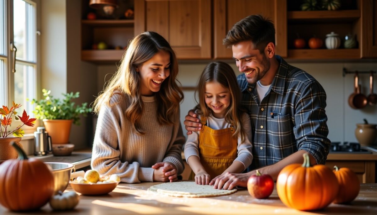 Préparez en famille une délicieuse tarte aux pommes pour Halloween