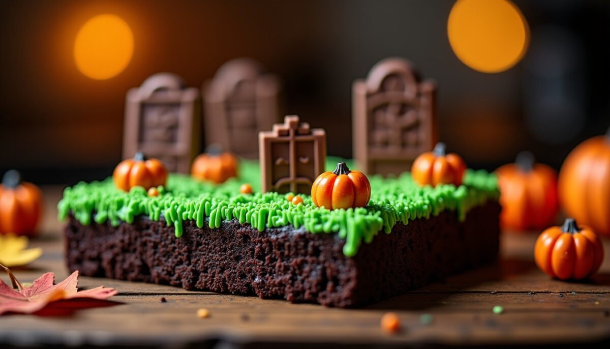 Comment préparer un brownie cimetière terrifiant pour Halloween